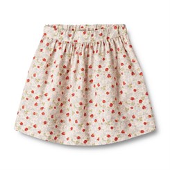 Wheat skirt Sissi - Rose strawberries